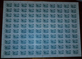 Antequera 1937 Galvez nº 53/55 PLIEGO CTO 100 SELLOS MNH Asistencia Social - Rafasan