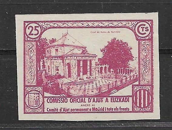 España Guerra Civil Viñeta politica Ayuda a Euskadi Domenech 1540s VIN022