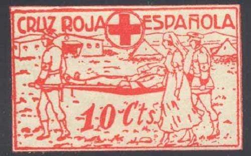 España Guerra Civil Viñeta politica Cruz Roja Española Domenech 187 - Rafasan