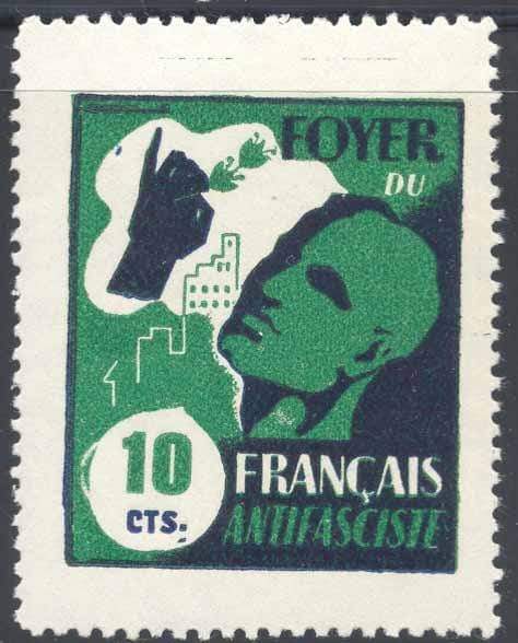 España Guerra Civil Viñeta politica Foyer du Français Antifasciste Domenech 1317 - Rafasan