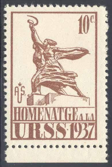 España Guerra Civil Viñeta politica A.U.S. Homenaje a la URSS Domenech 602 - Rafasan