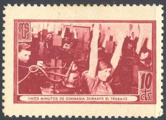 España Guerra Civil Viñeta politica A.U.S. Gimnasia castaño Domenech 373 - Rafasan